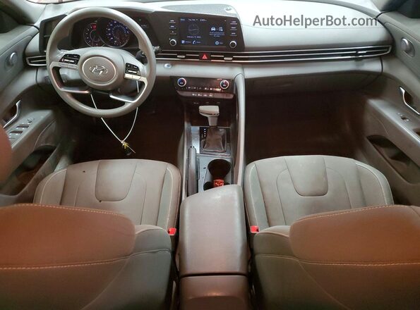 KMHLM4AG3MU069313 2021 HYUNDAI ELANTRA Red წინა პანელის ხედი