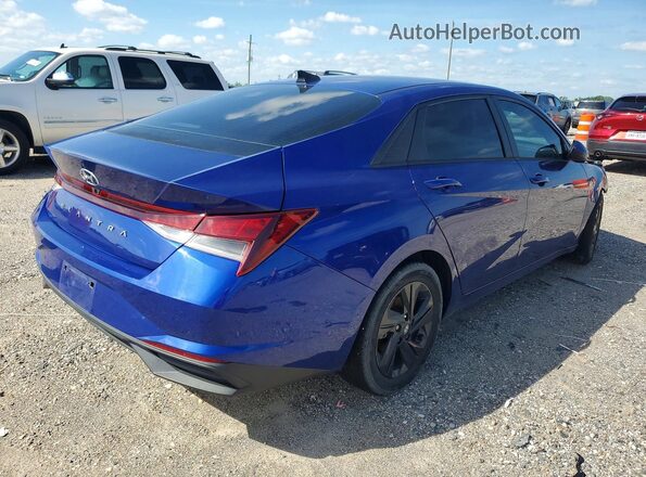 KMHLM4AG3MU069733 2021 HYUNDAI ELANTRA Blue Tył prawy