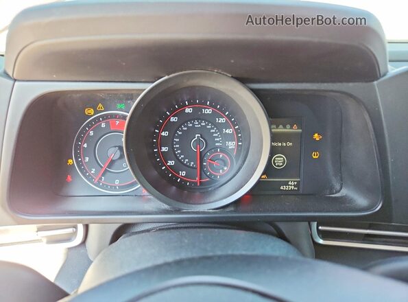 KMHLM4AG4MU199049 2021 HYUNDAI ELANTRA Red Вид щитка приладів