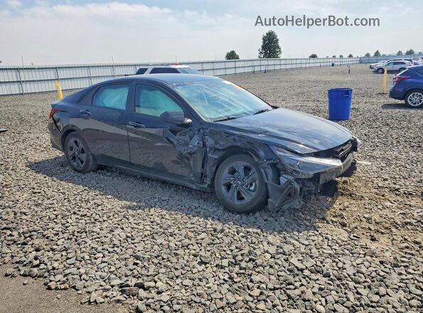 KMHLM4AG4NU287293 2022 HYUNDAI ELANTRA Черный Передняя правая четверть