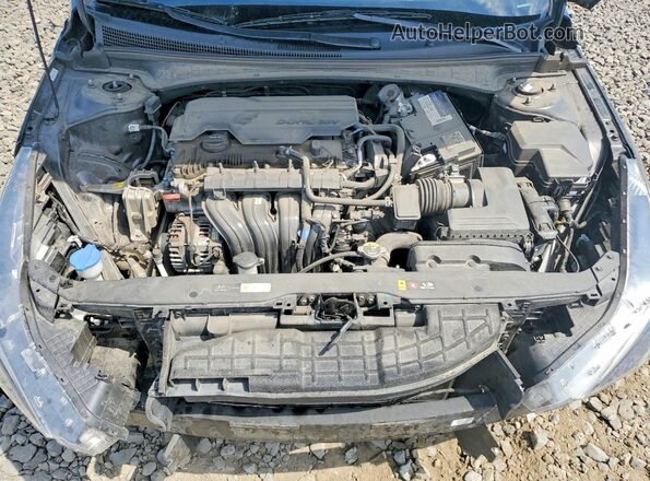 KMHLM4AG4NU287293 2022 HYUNDAI ELANTRA Черный Вид задней части салона