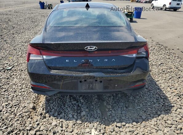 KMHLM4AG4NU287293 2022 HYUNDAI ELANTRA Черный Вид сзади
