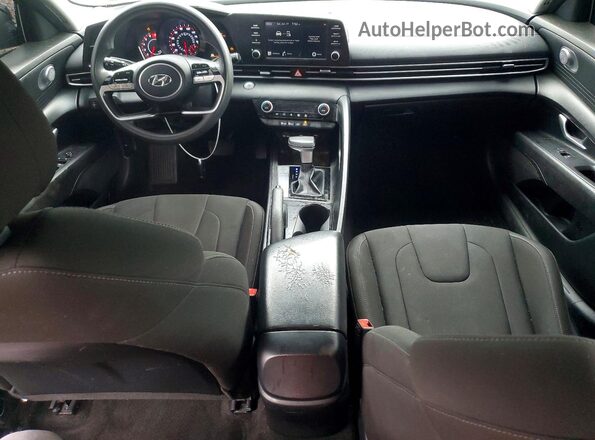 KMHLM4AG4NU291389 2022 HYUNDAI ELANTRA Black Առջևի վահանակի տեսք