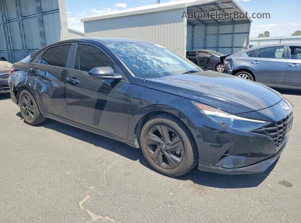 KMHLM4AG4NU292574 2022 HYUNDAI ELANTRA Black Delantero derecho