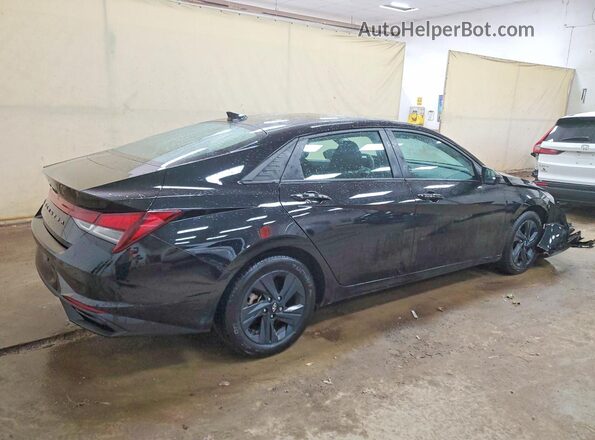 KMHLM4AG4PU371973 2023 HYUNDAI ELANTRA Черный Задняя правая четверть