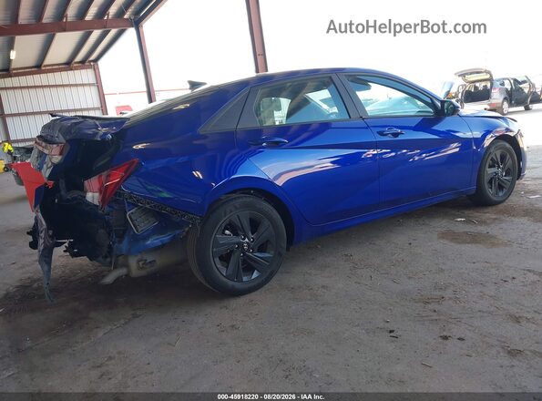 KMHLM4AG5PU435177 2023 HYUNDAI ELANTRA Blue Tył prawy
