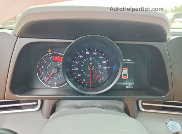 KMHLM4AG5PU601472 2023 HYUNDAI ELANTRA Red Widok zestawu wskaźników