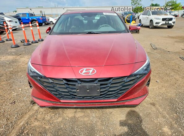 KMHLM4AG5PU601472 2023 HYUNDAI ELANTRA Red Widok z przodu