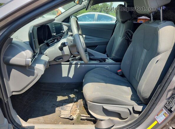 KMHLM4AG6MU074635 2021 HYUNDAI ELANTRA Gray Սալոնի դիմացի տեսք