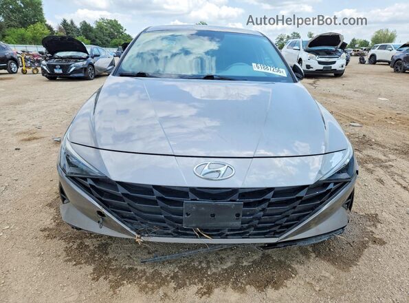 KMHLM4AG6MU074635 2021 HYUNDAI ELANTRA Gray Դիմացի տեսք