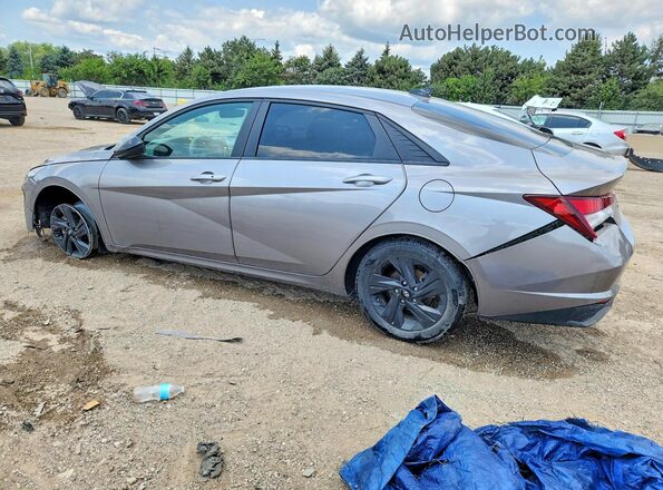 KMHLM4AG6MU074635 2021 HYUNDAI ELANTRA Gray Հետևի ձախ