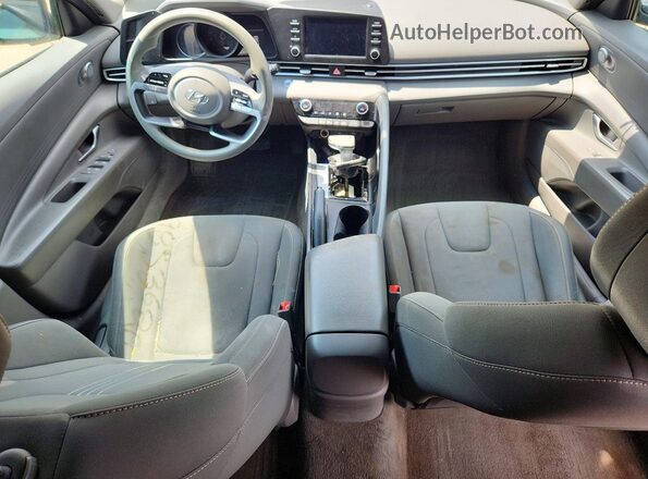 KMHLM4AG6MU074635 2021 HYUNDAI ELANTRA Gray Առջևի վահանակի տեսք