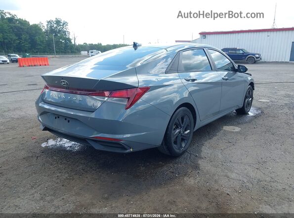 KMHLM4AG6MU195584 2021 HYUNDAI ELANTRA Gray Հետևի աջ