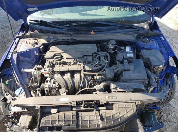 KMHLM4AG6MU199568 2021 HYUNDAI ELANTRA Blue Rear interior view