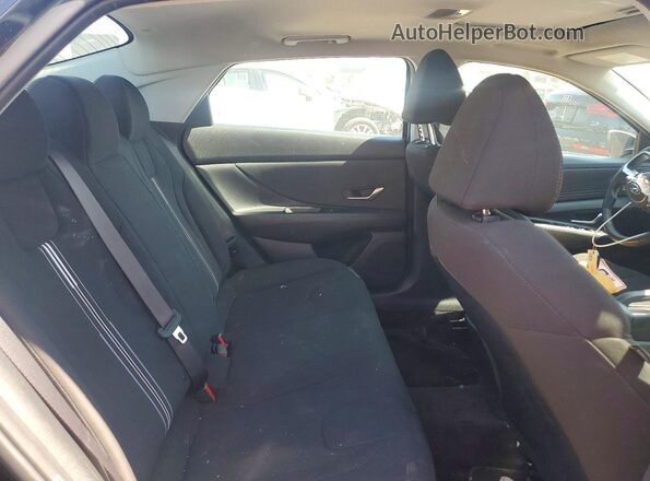 KMHLM4AG6PU528080 2023 HYUNDAI ELANTRA Black Widok tylnych siedzeń