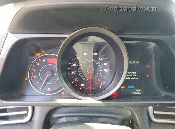 KMHLM4AG6PU530198 2023 HYUNDAI ELANTRA Black Vista del cuadro de instrumentos