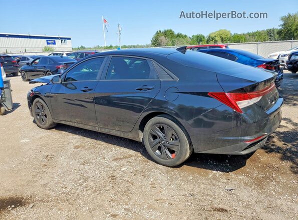 KMHLM4AG6PU579739 2023 HYUNDAI ELANTRA Black Հետևի ձախ