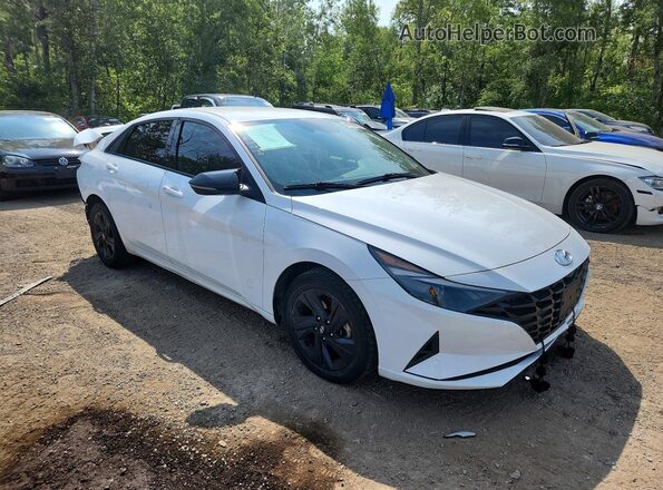 KMHLM4AG8MU107070 2021 HYUNDAI ELANTRA White Delantero derecho