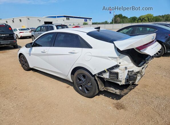 KMHLM4AG8MU107070 2021 HYUNDAI ELANTRA White Trasero izquierdo