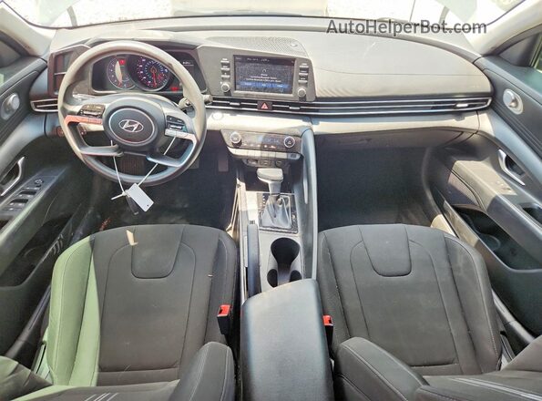KMHLM4AG8MU140862 2021 HYUNDAI ELANTRA Gray Առջևի վահանակի տեսք