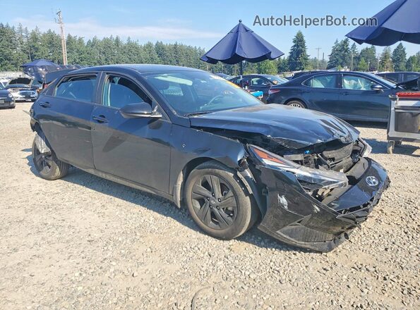 KMHLM4AG8PU466648 2023 HYUNDAI ELANTRA Black Przód prawy