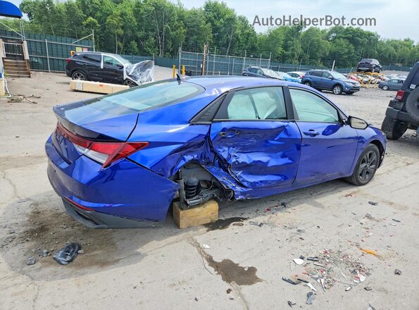 KMHLM4AG8PU494675 2023 HYUNDAI ELANTRA Blue Задня права чверть
