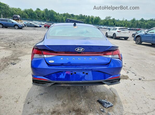 KMHLM4AG8PU494675 2023 HYUNDAI ELANTRA Blue Вид ззаду