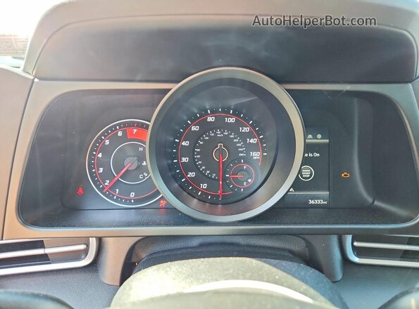 KMHLM4AG9PU549232 2023 HYUNDAI ELANTRA Gray Instrument cluster view