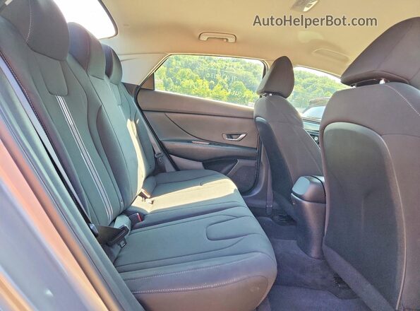 KMHLM4AG9PU549232 2023 HYUNDAI ELANTRA Gray Rear seats view