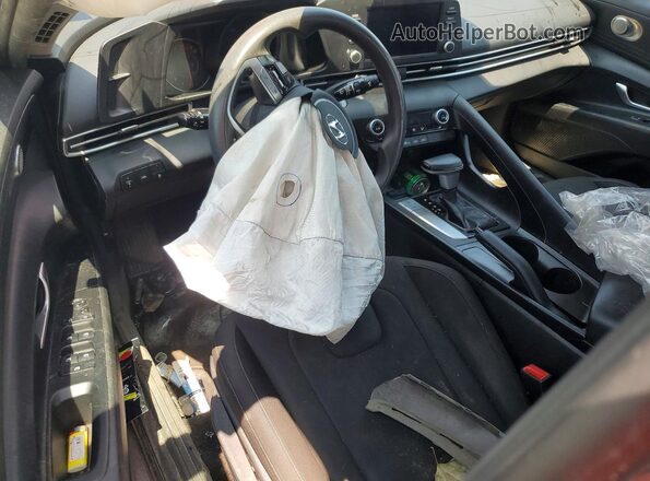 KMHLM4AGXMU115820 2021 HYUNDAI ELANTRA Gray Vista del salpicadero
