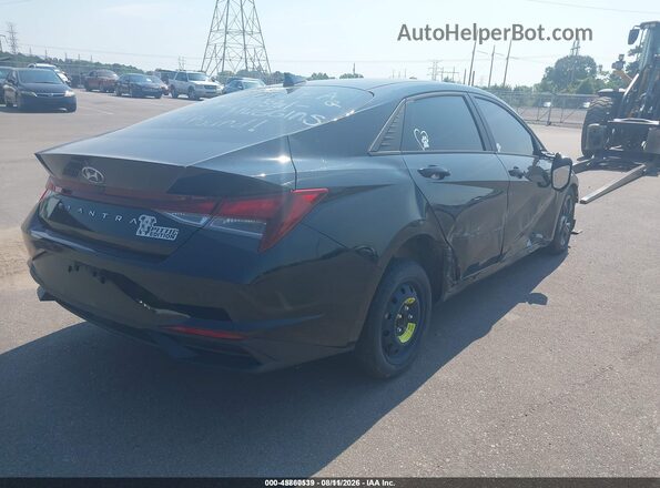 KMHLM4AGXNU245355 2022 HYUNDAI ELANTRA Black Հետևի աջ