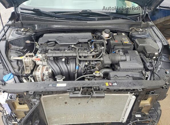 KMHLM4AGXNU286567 2022 HYUNDAI ELANTRA Black უკანა სალონის ხედი