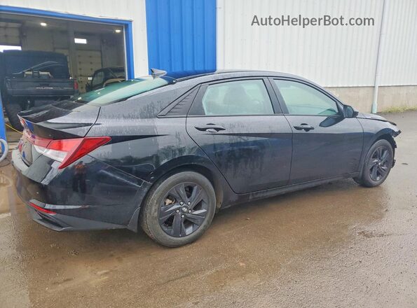 KMHLM4AGXNU286567 2022 HYUNDAI ELANTRA Black უკანა მარჯვენა