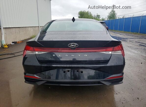 KMHLM4AGXNU286567 2022 HYUNDAI ELANTRA Black უკანა ხედი