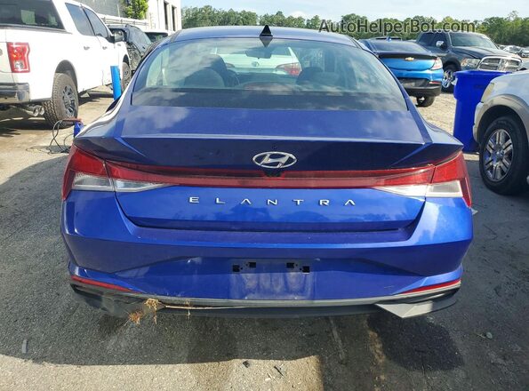 KMHLM4AGXPU438902 2023 HYUNDAI ELANTRA Blue Widok z tyłu