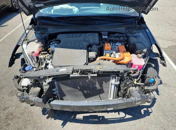 KMHLM4AJ0PU074601 2023 HYUNDAI ELANTRA Серый Вид задней части салона
