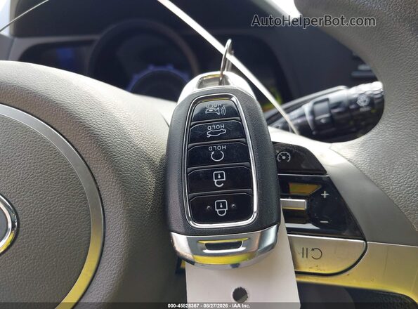 KMHLM4AJ0PU082584 2023 HYUNDAI ELANTRA HYBRID Blue Вид панелі приладів