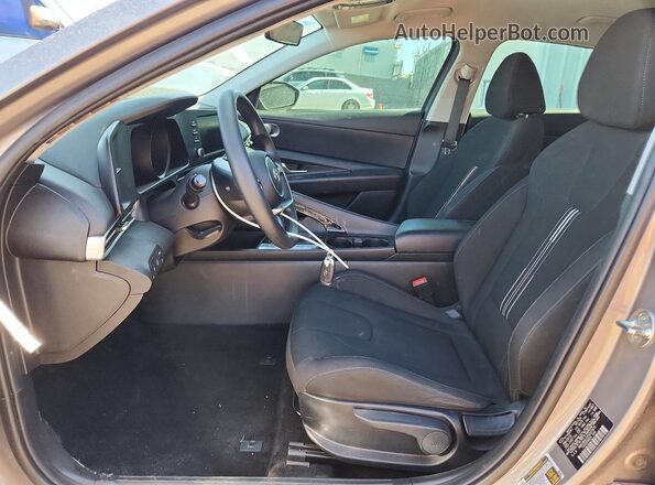 KMHLM4AJ2PU037873 2023 HYUNDAI ELANTRA Gray Widok wnętrza z przodu