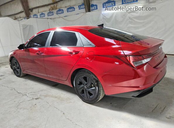 KMHLM4AJ2PU050705 2023 HYUNDAI ELANTRA Red Հետևի ձախ