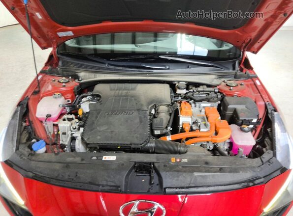 KMHLM4AJ2PU050705 2023 HYUNDAI ELANTRA Red Սալոնի հետևի տեսք