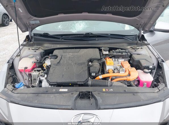 KMHLM4AJ2PU084241 2023 HYUNDAI ELANTRA HYBRID Silver Vista trasera