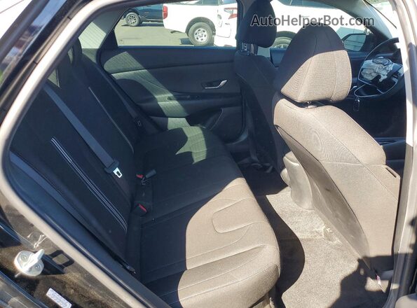 KMHLM4AJ9NU031856 2022 HYUNDAI ELANTRA Black Rear seats view