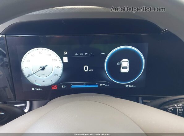 KMHLM4DG0RU664607 2024 HYUNDAI ELANTRA Gray Հետևի նստատեղերի տեսք