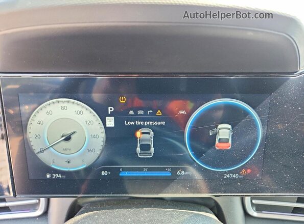 KMHLM4DG0RU682959 2024 HYUNDAI ELANTRA Gray Вид щитка приладів