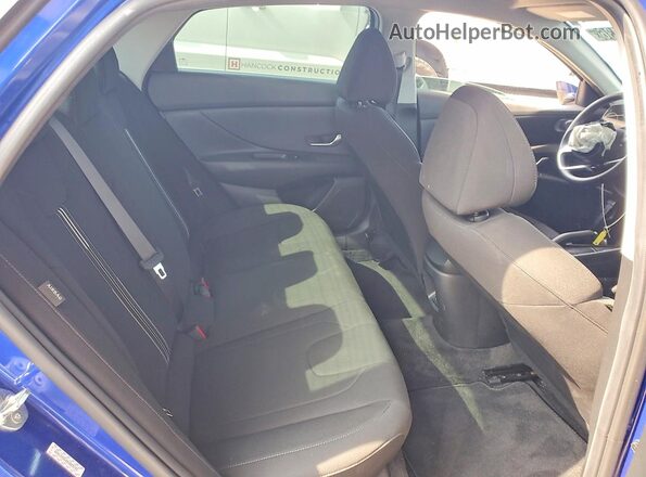 KMHLM4DG0RU809192 2024 HYUNDAI ELANTRA Blue Вид задніх сидінь