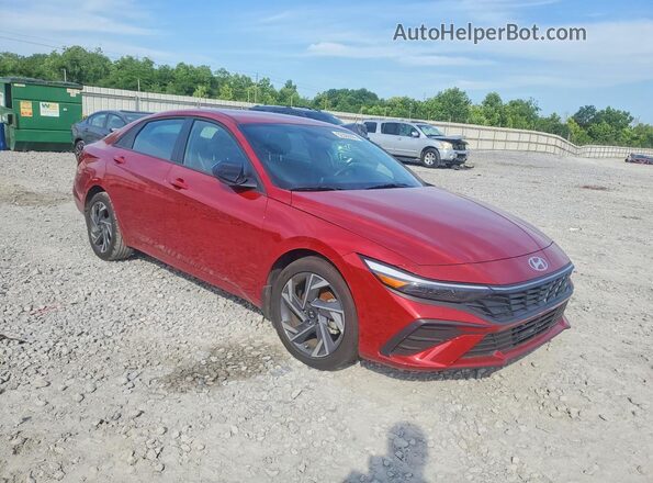 KMHLM4DG0SU049948 2025 HYUNDAI ELANTRA Красный Передняя правая четверть