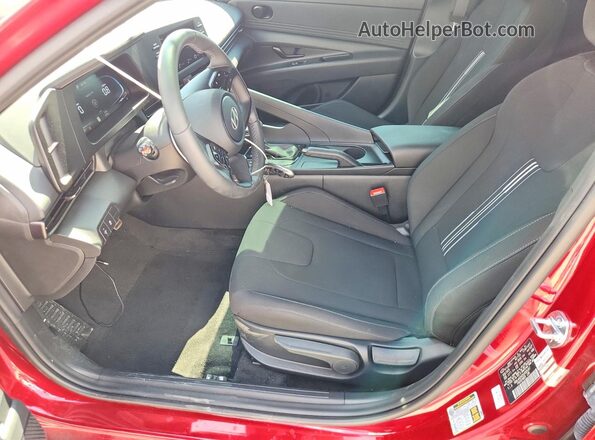 KMHLM4DG0SU085087 2025 HYUNDAI ELANTRA Red Widok wnętrza z przodu