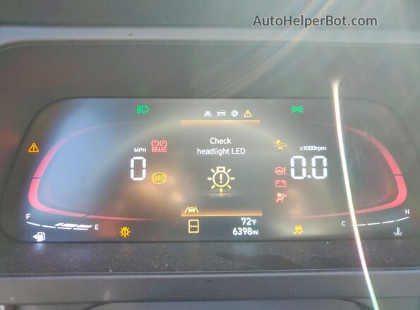 KMHLM4DG1TU103890 2026 HYUNDAI ELANTRA Черный Вид щитка приборов