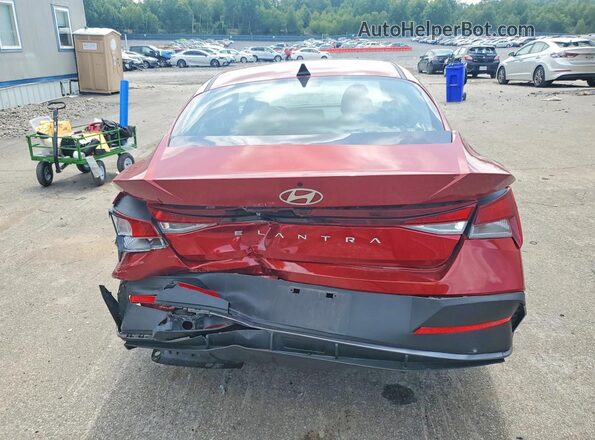 KMHLM4DG2RU779080 2024 HYUNDAI ELANTRA Red Հետևի տեսք