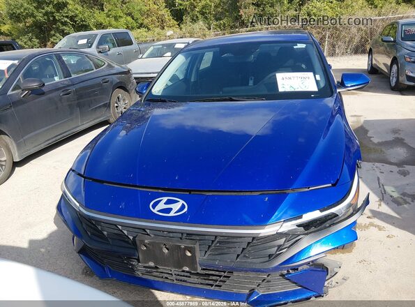 KMHLM4DG2RU820694 2024 HYUNDAI ELANTRA Blue ხელსაწყოთა პანელის ხედი